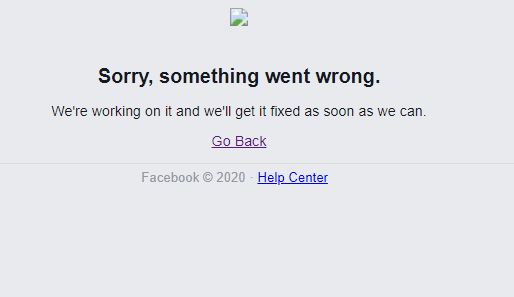 Facebook presentan fallas en sus sitios